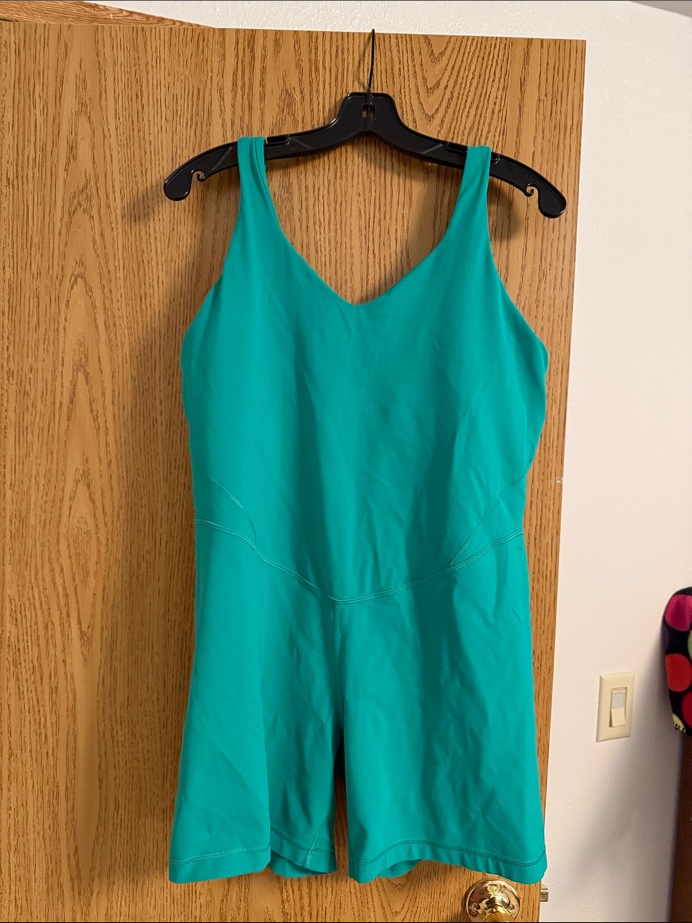 lululemon athletica green V‑Neck Active Romper